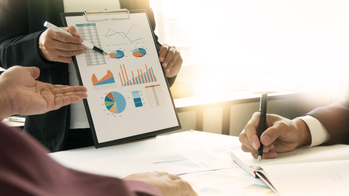 Factory floor with machines