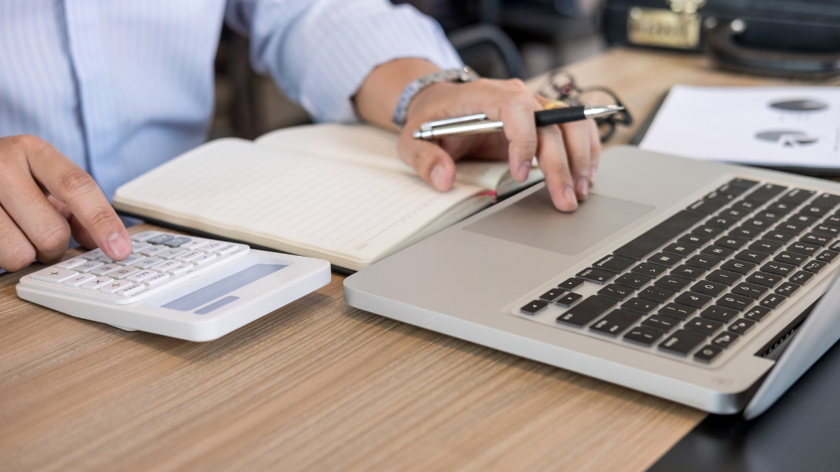 Citizen portal on laptop